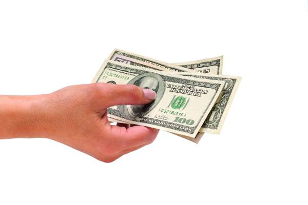 Person reviewing financial assistance options